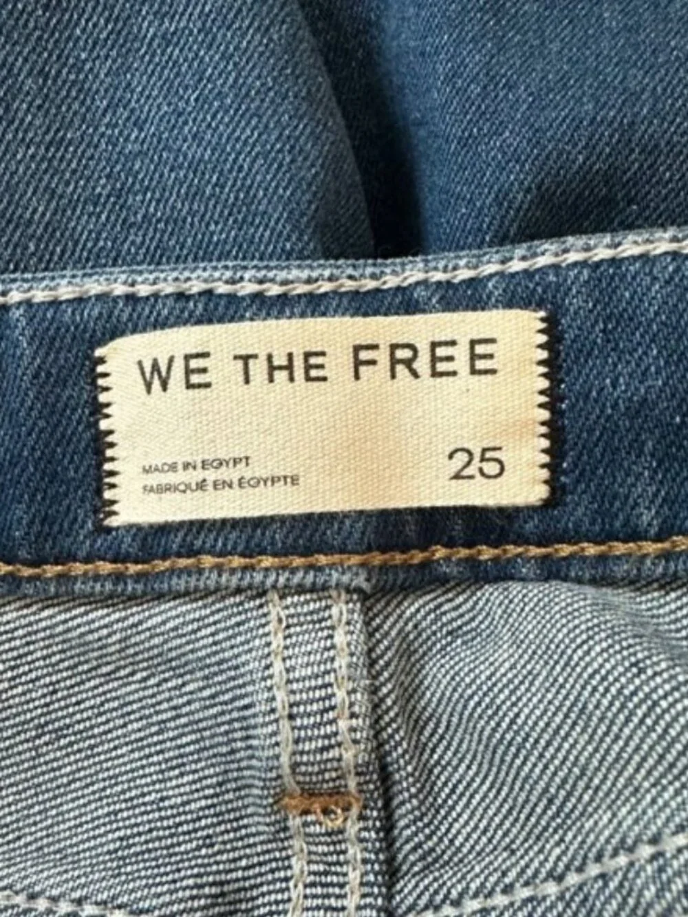 FREE PEOPLE We The Free Emre Low Rise Flare Jeans 25 NWT